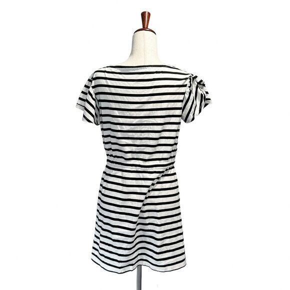 Kate Spade New York Medium Stripe Drop Shoulder Dress Women's Midi Summer Preppy - Picture 3 of 10